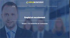 Desktop Screenshot of emploi-recrutement.com